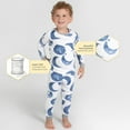 thumbnail image 4 of Toddler Hello Moon Tee & Pant Set - Indigo - 5T, 4 of 6