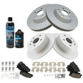 thumbnail image 2 of TRQ Front & Rear Ceramic Brake Pad & Coated Rotor Kit w/Fluids for Toyota Camry BKA23015 Fits select: 2013-2018 TOYOTA AVALON, 2013-2018 LEXUS ES, 2 of 6