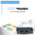 thumbnail image 3 of 53A 49A Black Toner Cartridge Compatible for HP 49A Q5949A Q7553A 53A Black Toner Cartridge Replacement for HP 1320 P2015 1320tn 1320nw 1320n P2015n P2015d Printer Ink, 3 of 6