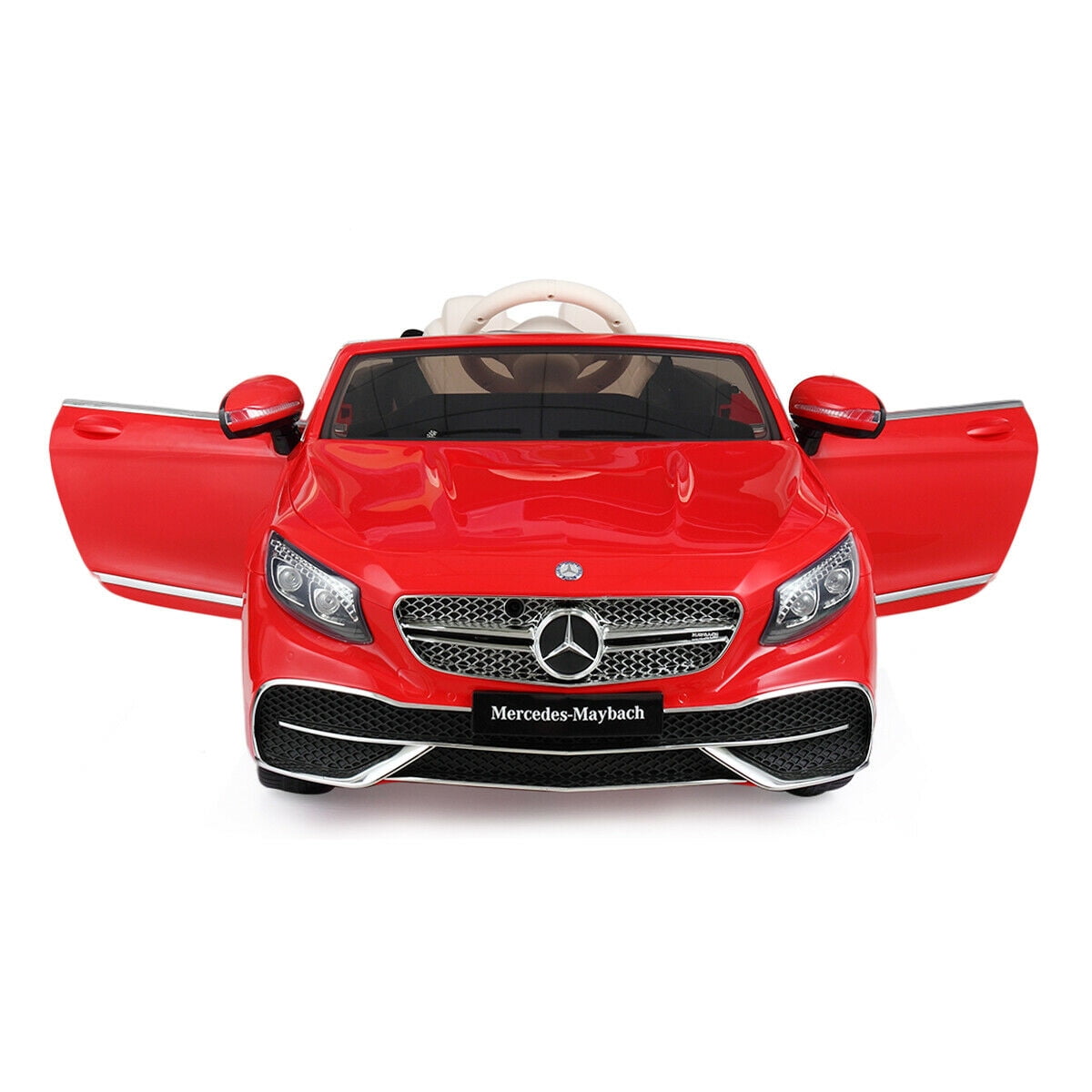 Private Jungle Kids Car To Ride on for Boy Girls, Red / Pink Electric 12V Battery Powered Vehicle W/MP3 Lights RC 2 Motors, Gift