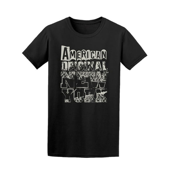 American Original New York T-Shirt Men -Image by Shutterstock, Male Large