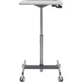 thumbnail image 3 of Ergotron LearnFit SE Sit-Stand Desk - Tableau - mobile - Rectangulaire - Gris Moyen, 3 of 3