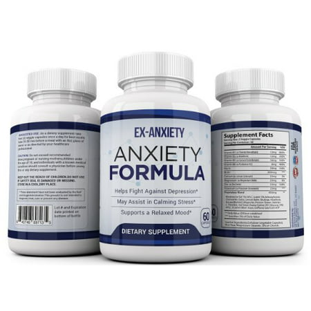 Optimal Effects Natural Anxiety Relief and Stress Support Supplement - 60 Veggie
