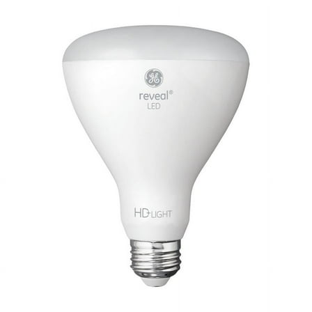 GE Reveal 2-Pack 85 W Equivalent Dimmable Color-enhancing Br40 LED Light Fixture Light Bulb