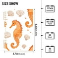 thumbnail image 2 of FORMRS 1-Subject Spiral Notebook 8" x 5" College Ruled 60 Refillable Sheet, Orange Seahorse, 2 of 7