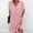 *Pink, variant on ClodeEU Women's V Neck Short Sleeve Dolman Sleeve Dress with Pleated, Solid Color Casual Midi Dress Army Green,Womens Plus M