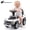 White, variant on Ride On Car for Toddlers 1–3, Ford Bronco Ride On Toy with Steering Wheel, Music, Horn & Engine Sounds, Under Seat Storage, Silent Wheels, Easy Walker & Push Car for Boys & Girls, Pink