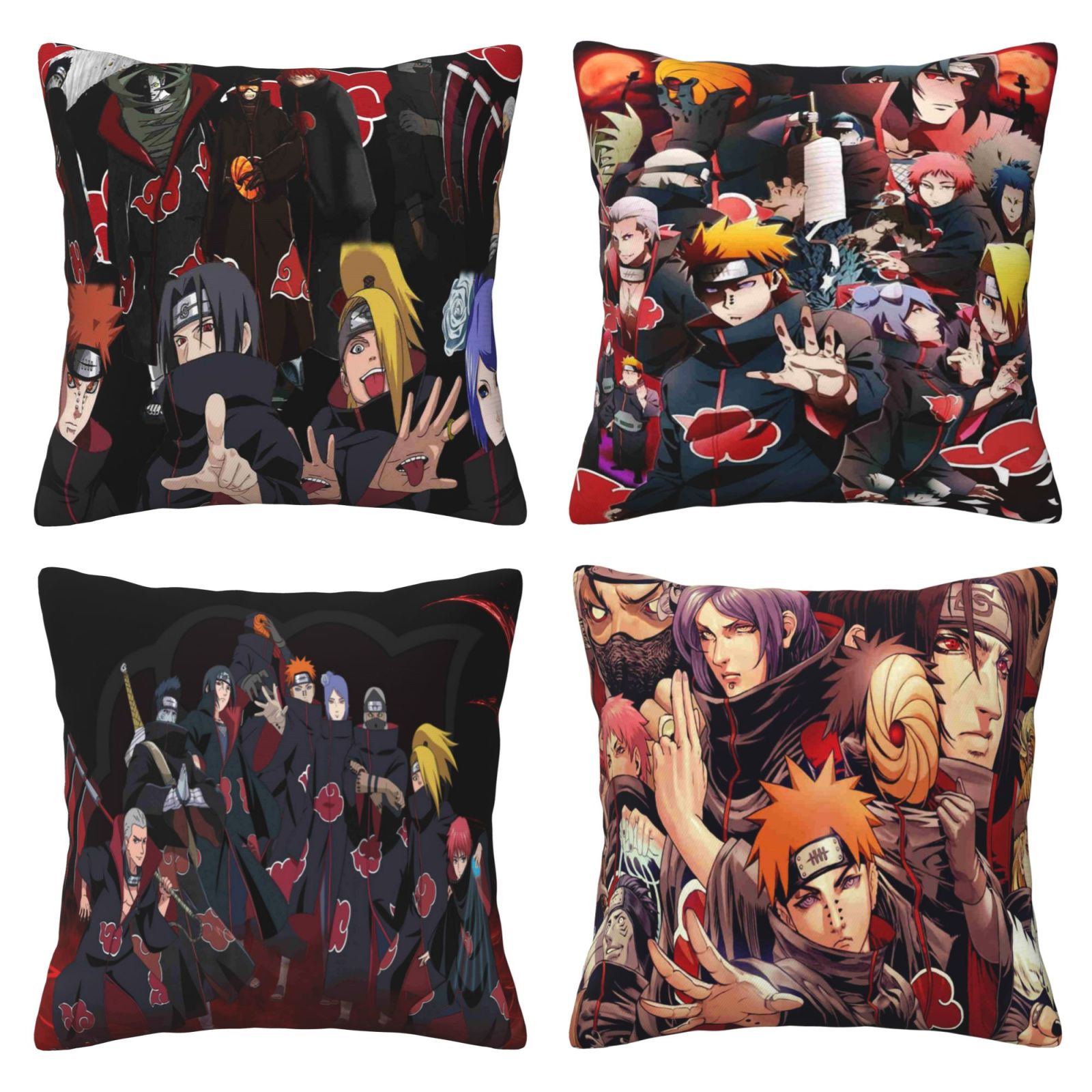 Dibujos animados Naruto Shippuden Uzumaki Naruto(4) Juego de 4 fundas ...
