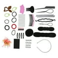 thumbnail image 2 of Juego de 20 herramientas para trenzar el cabello, accesorios para el cabello, 2 of 14