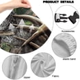 thumbnail image 6 of KUIFORTI Camo Hunting Deer Gaming Chair Seat Cover Dustproof Non Slip Gamer Chair Cover with Armrest Cover Anti Scratch Pet Resistant Guard for Office & Gaming Chairs, 6 of 7