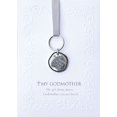 thumbnail image 2 of Godmother You are Loved Pewter Keychain and Card, 2 of 4
