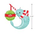 thumbnail image 5 of Hallmark - Adorno Navideño De Recuerdo 2024, Bisnieto, Narval 2024, Regalos Familiares, 5 of 5