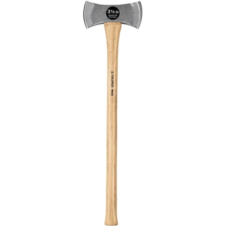 Mintcraft Pro Double Bit Michigan Axe, 3.5 lb, 36 in OAL, Hickory Wood