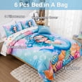 thumbnail image 4 of Juego de edredón A Nice Night Mermaid Princess Twin, 6 piezas, 4 of 8