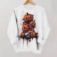thumbnail image 5 of FNFYFH Halloween Sweatshirts Women Long Sleeve Graphic Halloween Shirts Casual Pullover Top, 5 of 8