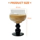 thumbnail image 2 of Copas de vino Copas de agua negra 400 ml Fiesta de bodas Copa de vino tinto para beber jugo Diseño elegante MFZFUKR BST3019165-2, 2 of 6