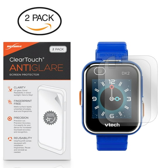 VTech Kidizoom DX2 Screen Protector, BoxWave [ClearTouch Anti-Glare (2-Pack)] Anti-Fingerprint Matte Film Skin for VTech Kidizoom DX2