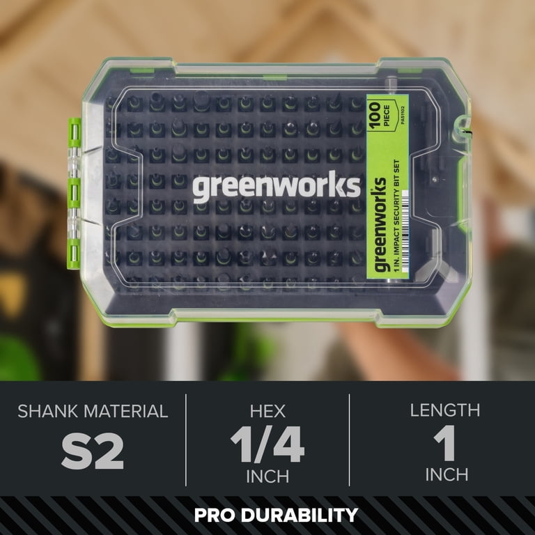 【新品未開封】GREEN BROTHERS 1DAY CLEANS SET ×2 Greenworks Pro 100-Piece 1