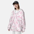 thumbnail image 5 of Balery Cute Rabbit Men's Women's UPF 50+ Sun Protection Lightweight Hoodie Performance Long Sleeve Shirt for Fishing Running-XX-Large, 5 of 9