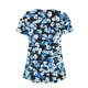 thumbnail image 5 of Camisas de Cuello de Tripulación de Manga Corta para las Mujeres Plisado Mangas de Ruffle, Cuello Redondo Casual Primavera Y Blusa de Verano, 5 of 7
