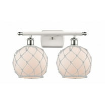 Innovations Lighting - Farmhouse Rope - 2 Light Bath Vanity In Industrial