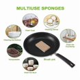 thumbnail image 2 of 16PCS Biodegradable Compostable Cellulose Kitchen Sponges Coconut Scrubber - Eco Friendly Sponge for, 2 of 5