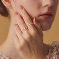 thumbnail image 4 of Eternity Ring Smilest Moissanite de plata de ley 925 para mujer, 4 of 8
