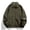 Army Green, variant on Men's Solid Color Lapel Collar Cargo Jacket Multi‑Pocket Elastic Hem Long Sleeve Casual Outer Coat Camping Cycling
