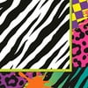 Animal Print 'Totally 80s' Lunch Napkins (16ct)