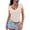F40-Beige, variant on FYDUU Womens Tops Fashion T Shirts V Neck T Shirt Slim Fit Short Sleeve Crop Top Stretch Soft Comfortable Casual Basic Tee Shirt Daily Wear Trendy T Shirts Outfits