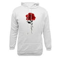 thumbnail image 5 of Goodeals Flash Deals,Men's Rose Printed Sweatshirts Aesthetic Fleece Hoodies Casual Graphic Basic Sweatshirt Fashion Valentines Shirts Lovers Casual Clothes(White,L), 5 of 5