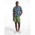 thumbnail image 2 of George Men's Linen Blend Camp Shirt with Short Sleeves, Sizes S-5XL, LT-3XLT, 2 of 4