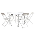 thumbnail image 7 of ZephyPaws 48" Round Folding Table, Collapsible Camping Table,Folding Event Table for Parties and Trade Shows, Portable Indoor/Outdoor Event Banquet Table, White, 7 of 7