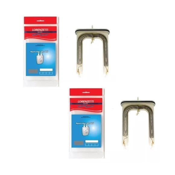 LORENZETTI 2 Pack Resistencia Versátil Para Maxi Calentador negro