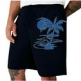 thumbnail image 1 of Shorts for Men, Pants for Men, Mens Lace-Up Elastic Waist Pocket Exercise Pocket Beach Pants Sports Running Shorts Gym Workout Shorts Sports Training Shorts, 1 of 4