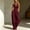 (Fashion 14)Wine, variant on Aimik Womens Jumpsuits Sleeveless Turndown Collar V Neck Wrap Front Wide Leg Jumpsuits Summer Dressy Fashion One Piece Jumpsuit