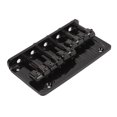 thumbnail image 1 of Bass Bridge Adjustable Saddles High Stability Zinc Alloy Material 5 String Electric Bass Replacement Bridge, 1 of 7