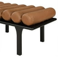 thumbnail image 2 of Pemberly Row Banc Moderne / Contemporain en Cuir Végane Cognac, 2 of 8