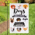 thumbnail image 5 of (2 pack) Meadow Creek 11.5" x 18" Pets Spoiled Here Outdoor Yard Flag, 5 of 6