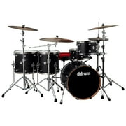 ddrum Reflex Pocket 5-Piece Shell Pack - Black Satin