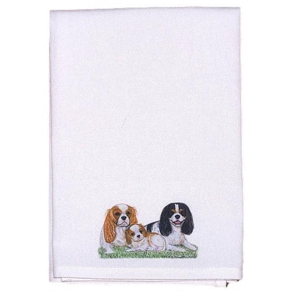 Betsy Drake King Charles Spaniels Guest Towel Set of 2