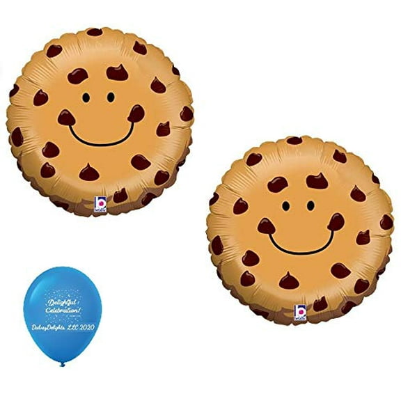 Chocolate Chip Cookie Milk & Cookies Monster 21" Party Mylar Balloons