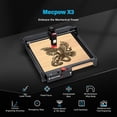 thumbnail image 4 of 5W Laser Engraving Machine with Safety Lock, Emergency Stop, Flame Detection, Gyroscope Sensor, US Plug - High-Precision Engraving-Mecpow X3, 4 of 26