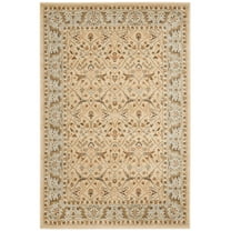 SAFAVIEH Florenteen Sunny Traditional Area Rug, Ivory/Grey, 5'1" x 7'7"