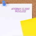 thumbnail image 4 of Slim Pre-Inked Attorney Client Privilege Stamp, Slim 1444, Ultra Slim Design, Impression Size 1/2" by 1-3/4", Up to 25,000 Impressions - Blue Ink, 4 of 10