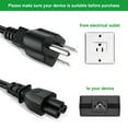 thumbnail image 3 of Aprelco 5ft 3 Prong Power Cord Compatible with Gateway FPD1760 FPD2185W LCD Monitor US Plug, 3 of 6