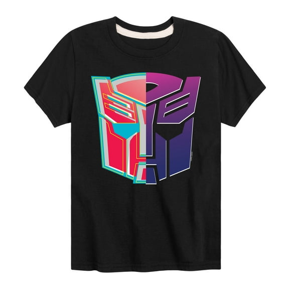 Transformers - Decepticons Autobot Logo - Kids Toddler And Youth Short Sleeve T - Shirt