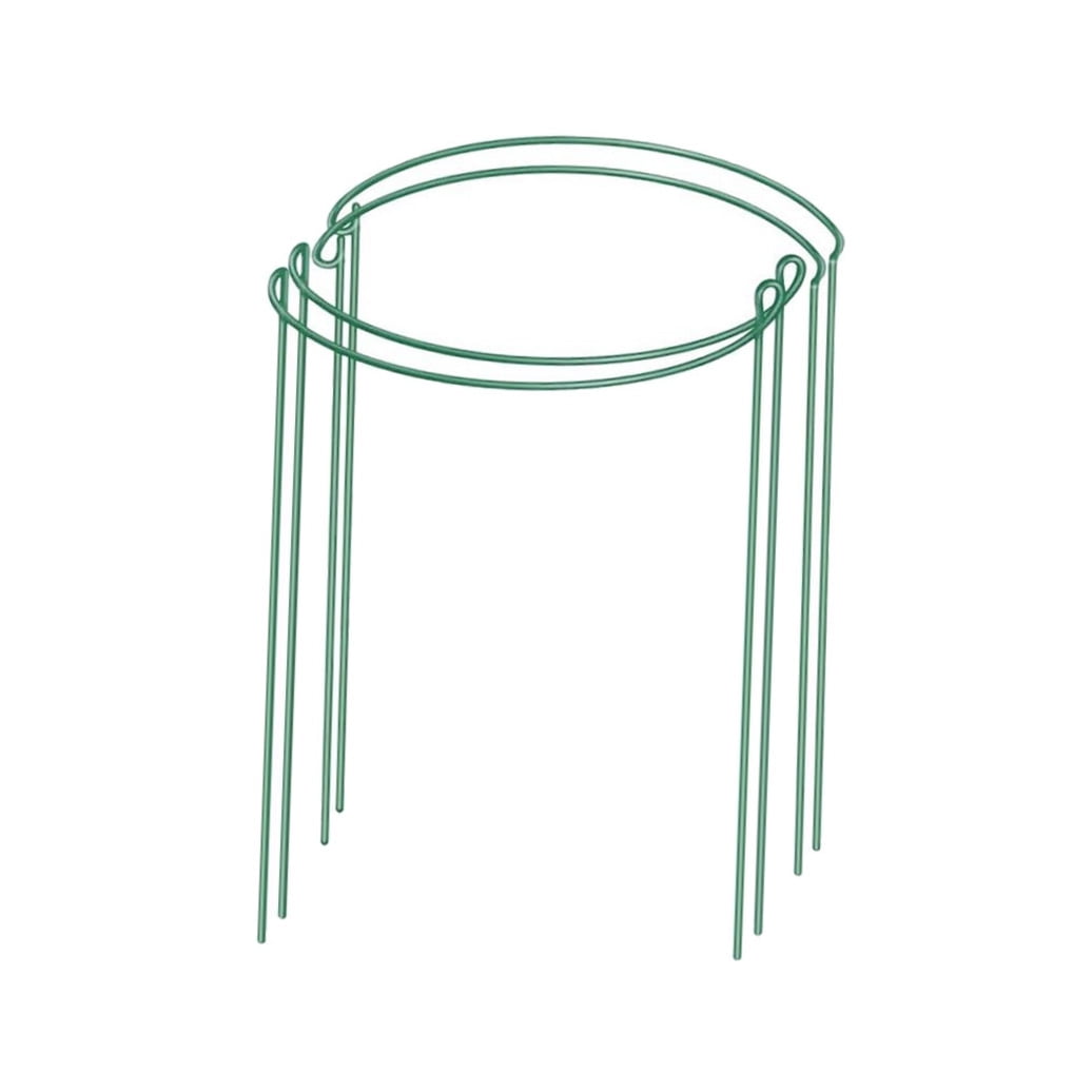 FESTFENDS 4Pcs Climbing Frame Plant Support Green Iron for Tomato Garden