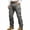 Dark Gray, variant on Zimjoy Men's Cargo Pants Cotton Blend Straight-Leg Design Work Trousers 4 Pockets Regular Fit Work Casual Pants, Dark Gray XL