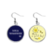 thumbnail image 1 of Qoutes Healing frases cascada libertad Song Pendiente Sol Flor Pendiente Joyas Moda Unbranded M, 1 of 3